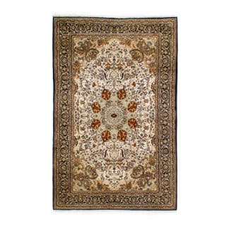 Teppich Keshan Korkwolle mit Seide | ca. 120 x 185 cm – jetzt kaufen bei Teppich-kaufen-XXL.de