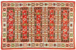 Teppich Poshti Kelim Ghashghai | ca. 50 x 50 cm – jetzt kaufen bei Teppich-kaufen-XXL.de