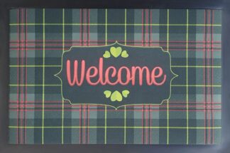 Türmatte Welcome Karos - 40x60 cm | Fußmatte, Sauberlaufmatte – jetzt kaufen bei Teppich-kaufen-XXL.de