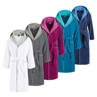 Egeria CAIRO Unisex Bademantel | mit Kapuze für Damen und Herren – jetzt kaufen bei Lifetex-Heimtextilien.de