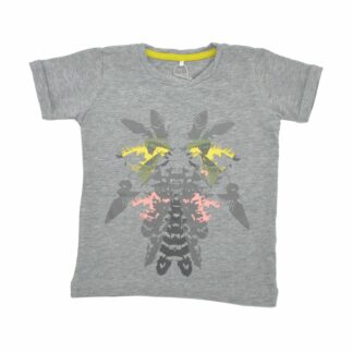 NAME IT Mädchen Kurzarm T-Shirt mit Print in Grau – jetzt kaufen bei Lifetex-Heimtextilien.de