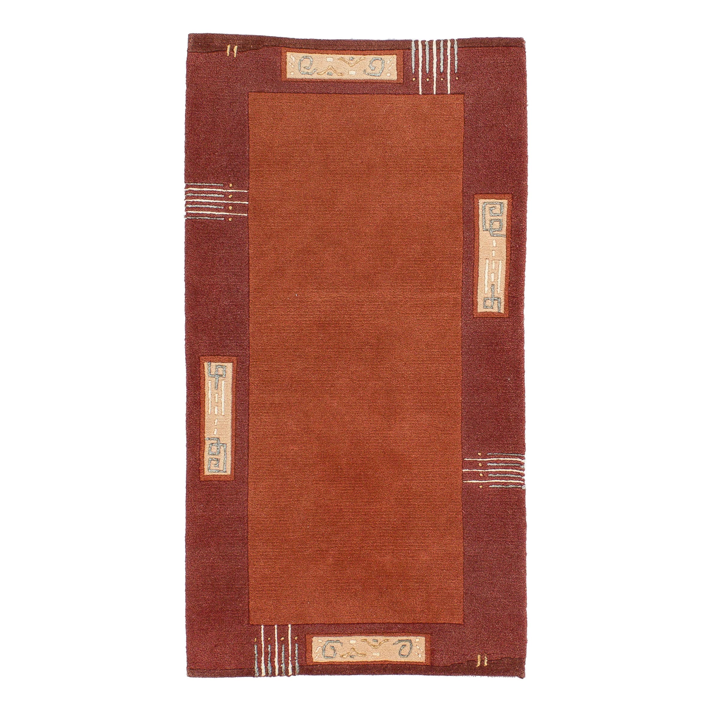 Teppich Brücke Nepal Rot ca. 70 x 140 cm bei Tekal bestellen