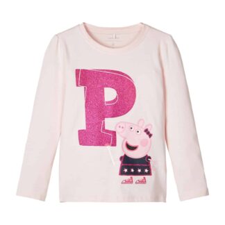 NAME IT Mädchen Langarmshirt "Peppa Wutz malt" in Rosa – jetzt kaufen bei Lifetex-Heimtextilien.de