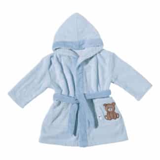 EGERIA Baby-Jungen Bademantel Teddybär mit Kapuze in Hellblau – jetzt kaufen bei Lifetex-Heimtextilien.de