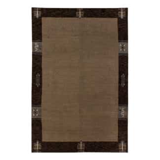 Großteppich Nepali modern mit Bordüre | ca. 200 x 295 cm – jetzt kaufen bei Teppich-kaufen-XXL.de