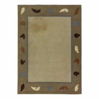 Designteppich Modern meliert mit Nieten | ca. 165 x 235 cm – jetzt kaufen bei Teppich-kaufen-XXL.de