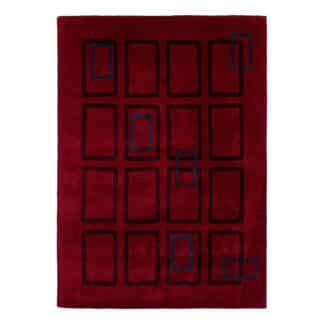 Designteppich Modern meliert mit Nieten | ca. 165 x 235 cm – jetzt kaufen bei Teppich-kaufen-XXL.de