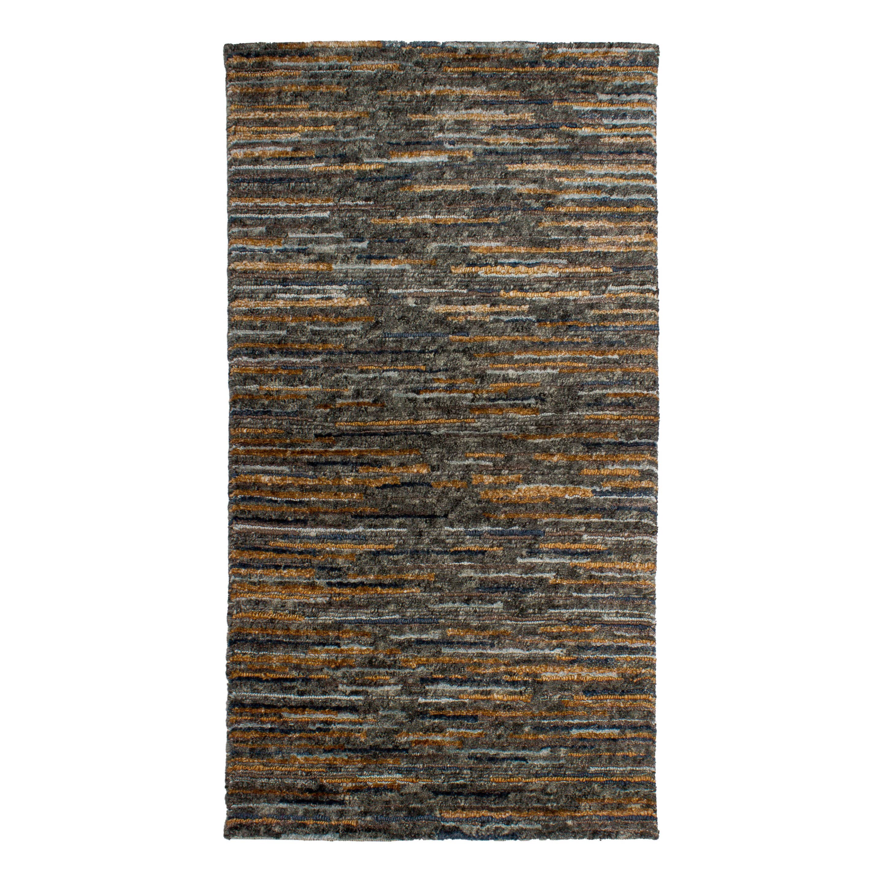 Teppichbrücke Loop Modern Meliert Grau/Orange ca. 70 x 140 cm bei Tekal bestellen