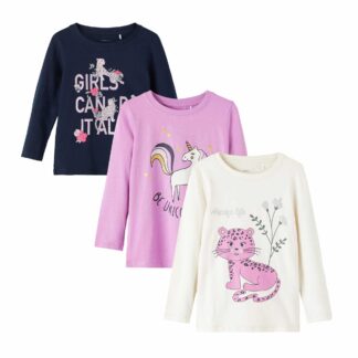 NAME IT Mini Mädchen Nmfonexia Langarm Shirt Top Einhorn Katze Leopard – jetzt kaufen bei Lifetex-Heimtextilien.de
