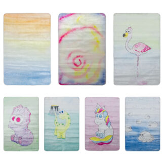 MYRINES DOODLES Kinderteppich Aquarell-Motiv – jetzt kaufen bei Teppich-kaufen-XXL.de