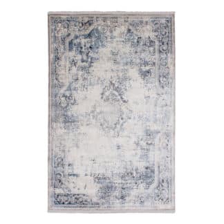 Designteppich Vintage Luna Blau | ca. 120 x 180 cm – jetzt kaufen bei Teppich-kaufen-XXL.de