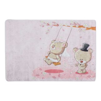 Kinderteppich Teddybären mit Schaukel | ca. 120 x 180 cm – jetzt kaufen bei Teppich-kaufen-XXL.de