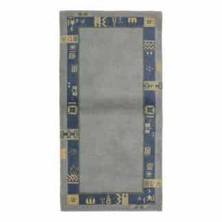 Teppich Brücke Nepal modern mit Bordüre | ca. 75 x 145 cm – jetzt kaufen bei Teppich-kaufen-XXL.de