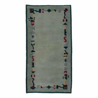 Teppich Brücke Nepali modern mit Bordüre | ca. 70 x 135 cm – jetzt kaufen bei Teppich-kaufen-XXL.de