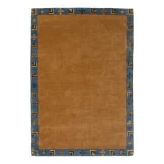 Großteppich Nepali modern mit Bordüre | ca. 200 x 295 cm – jetzt kaufen bei Teppich-kaufen-XXL.de