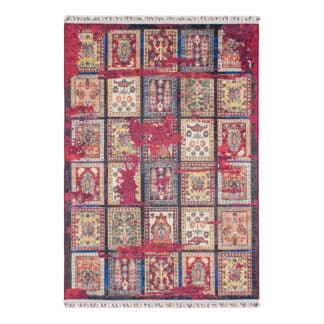 Teppich Vintage Felder Print | ca. 160 x 230 cm – jetzt kaufen bei Teppich-kaufen-XXL.de