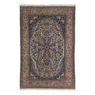 Großteppich Nain Korkwolle mit Seide fein | ca. 205 x 310 cm – jetzt kaufen bei Teppich-kaufen-XXL.de
