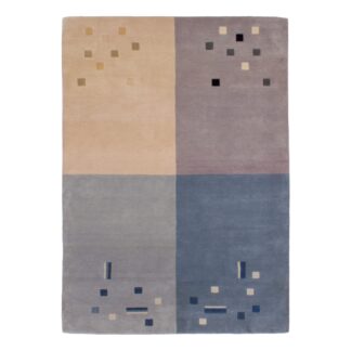 Teppich Nepal Blöcke modern | ca. 140 x 205 cm – jetzt kaufen bei Teppich-kaufen-XXL.de