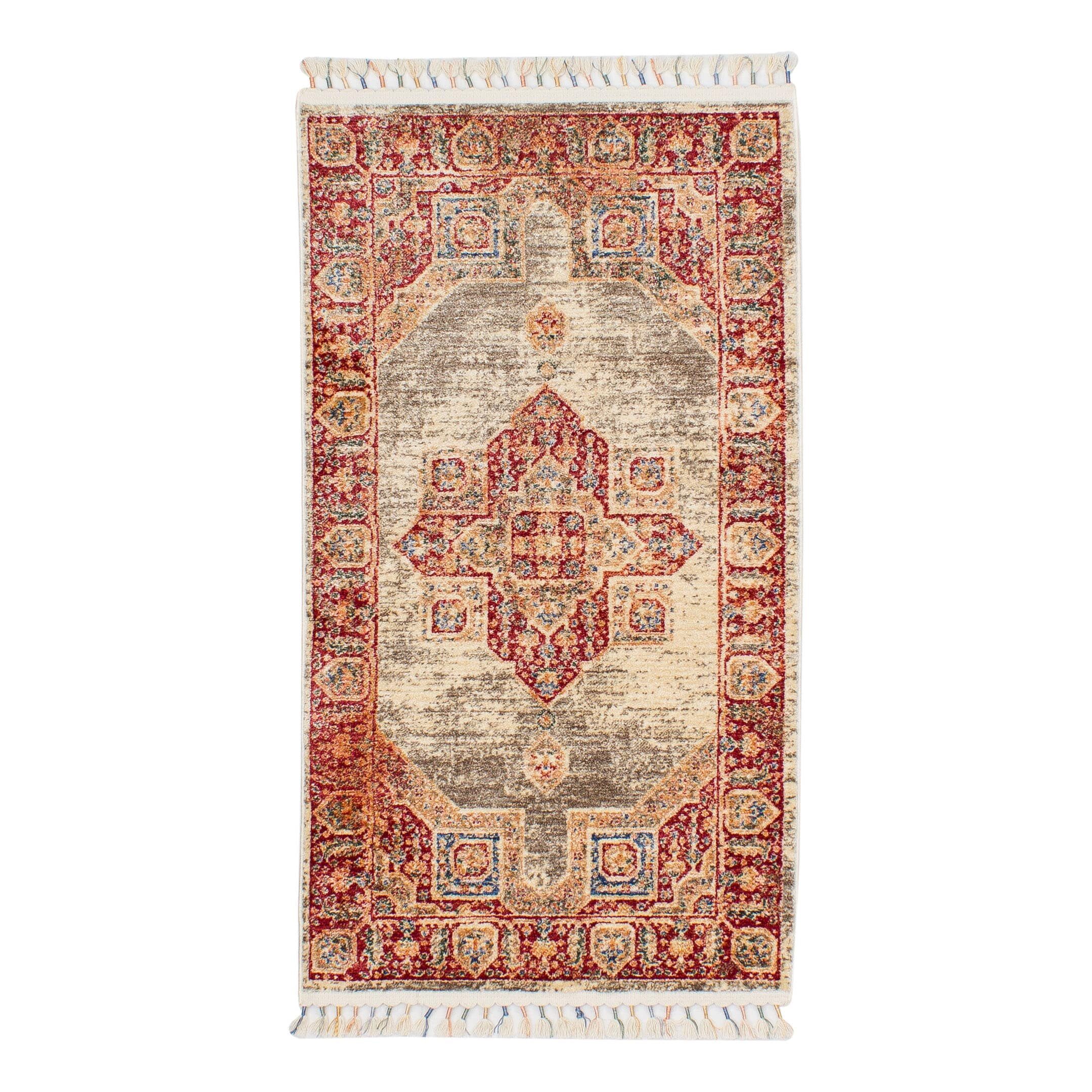 Teppich Brücke Vintage Kazak Rot ca. 80 x 150 cm bei Tekal bestellen