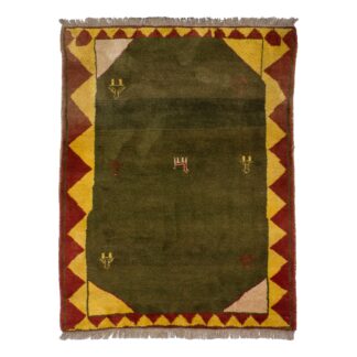 Teppich Gabbeh mit Bordüre | ca. 150 x 200 cm – jetzt kaufen bei Teppich-kaufen-XXL.de