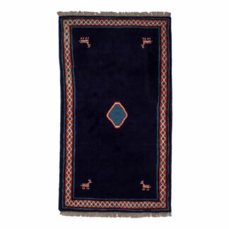 Teppich Gabbeh mit Bordüre | ca. 120 x 210 cm – jetzt kaufen bei Teppich-kaufen-XXL.de