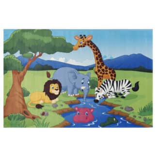 Lovely Kids LK-403-2 Kinderteppich Savannentiere 140x200 cm – jetzt kaufen bei Tekal - Textile Lebensqualität